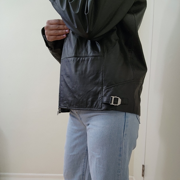 Vintage Lauren Ralph Lauren Leather Jacket Small - Picture 2 of 16